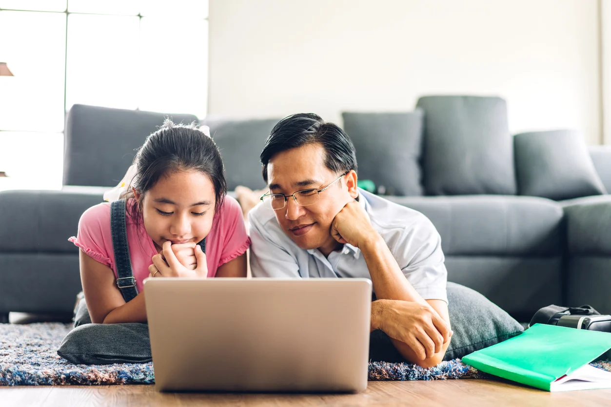 Father and daughter investing in 530A Account (trump account)